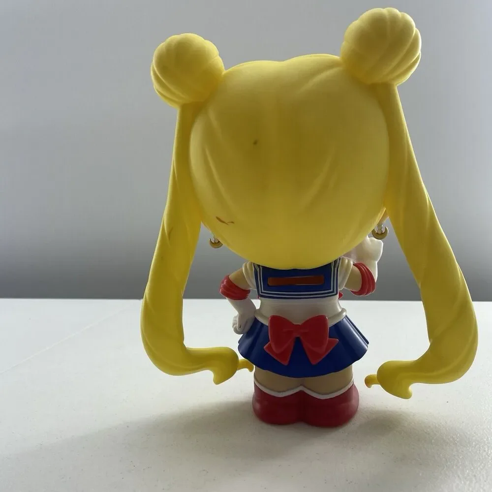 Sailor Moon Usagi Chibi Figural‎ Coin Piggy Bank 9” Anime Japan Character Toy